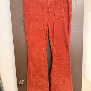 Old Navy Burnt Orange Flare Pants